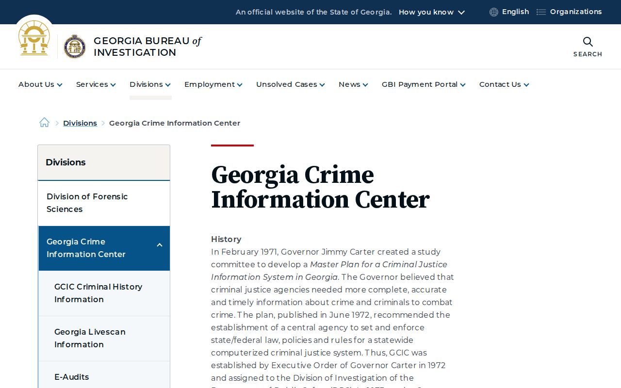 Glascock County bench warrant status and GCIC network