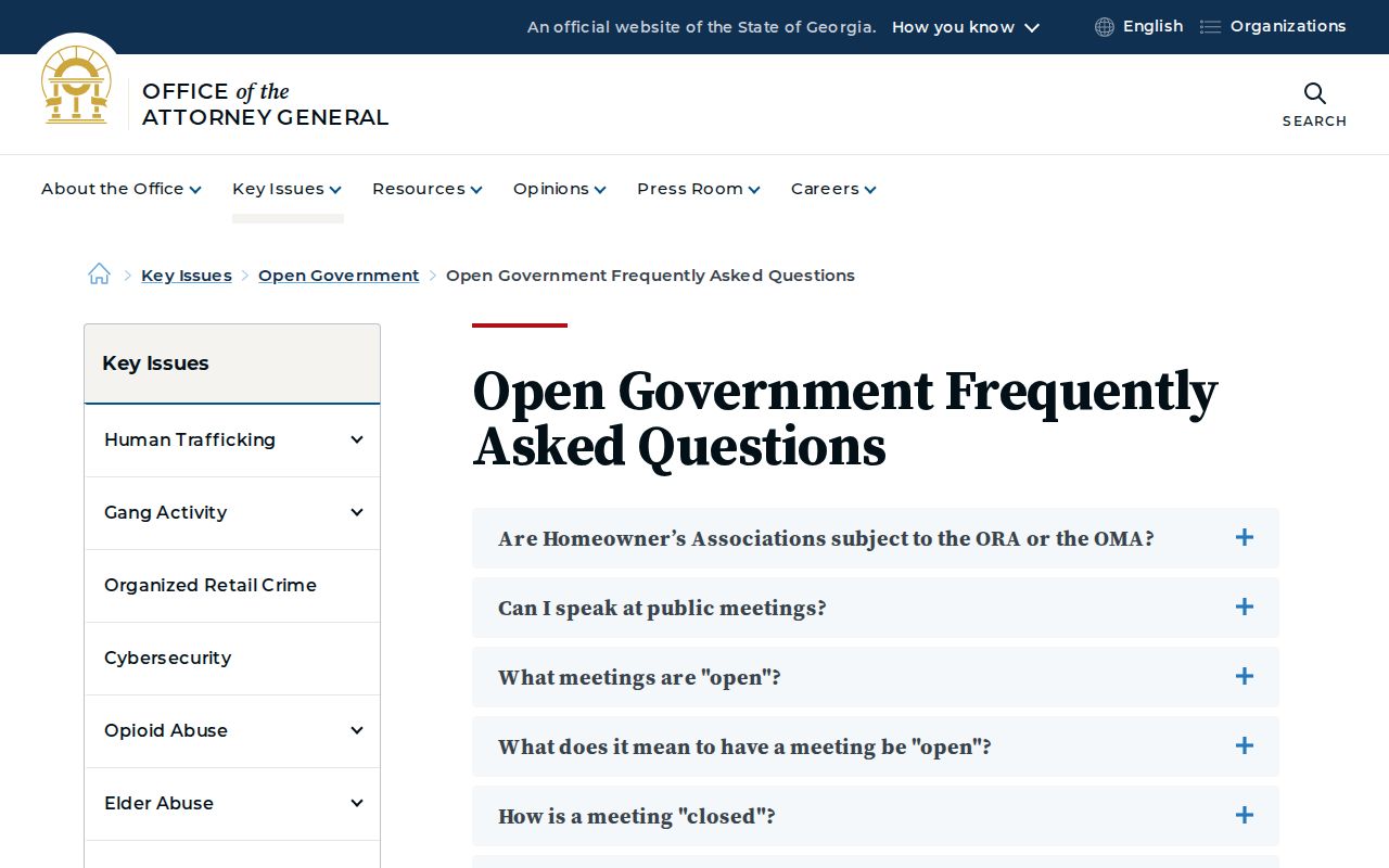 Glascock County bench warrant records under Georgia Open Records Act guidance